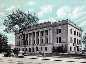 Built 1918, Harvey H. Hiestand Architect. 1918 Courthouse